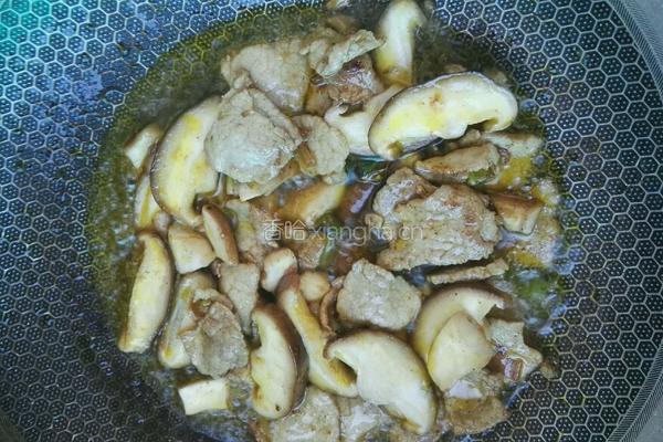 土豆炒香菇肉片的做法图解4