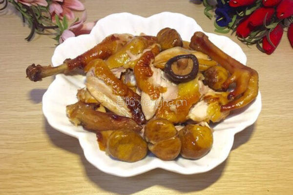 烤板栗鸡的做法图解14