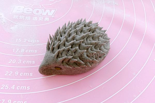 黑米面小刺猬馒头的做法图解10