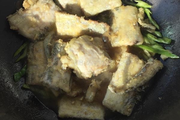 辣椒炒带鱼的做法图解9