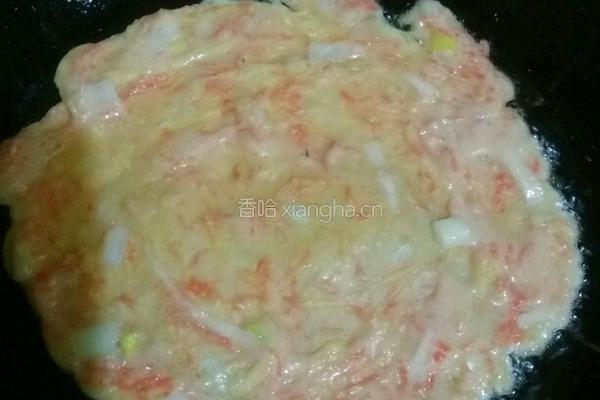 胡萝卜丝饼的做法图解3