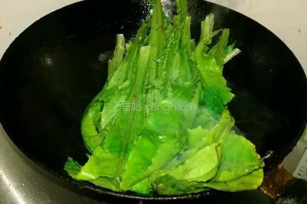 耗油油麦菜的做法图解2