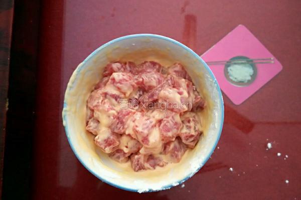 青椒醋溜肉的做法图解3