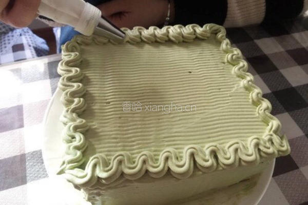 抹茶奶油蛋糕的做法图解9