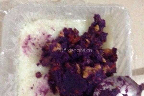 紫薯糯米糕的做法图解6
