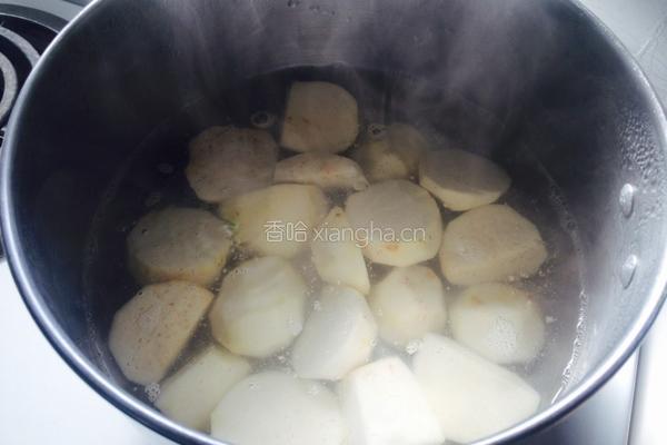芋头西米露的做法图解2