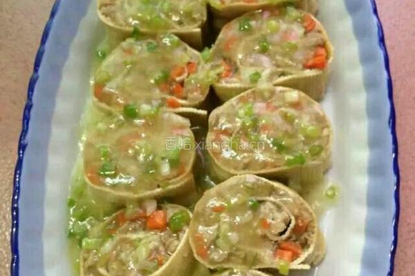 豆皮肉卷的做法图解7