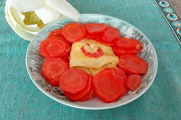 胡萝卜炒鸡蛋的做法图解8