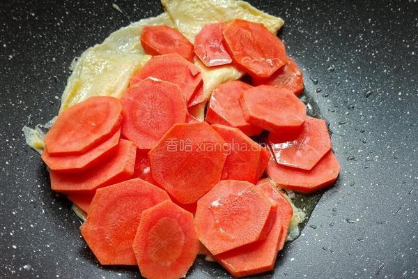 胡萝卜炒鸡蛋的做法图解6