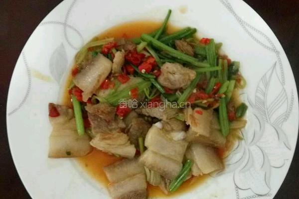 芹菜炒回锅肉的做法图解5