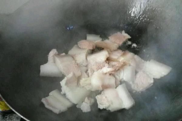 芹菜炒回锅肉的做法图解3