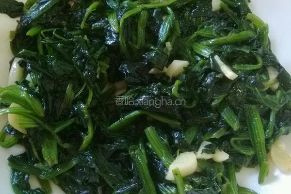 清炒菠菜的做法图解4