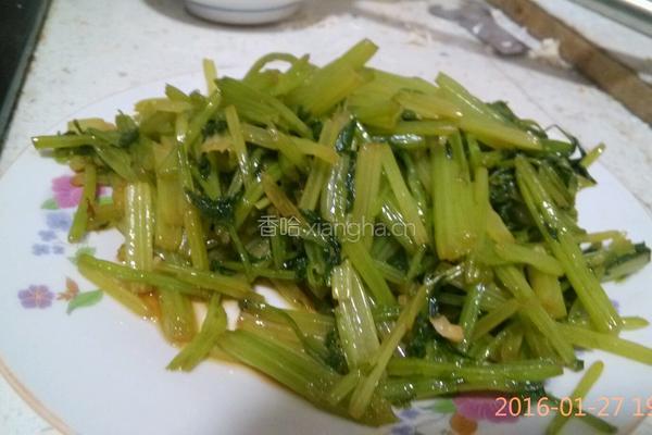 清炒芹菜的做法图解4