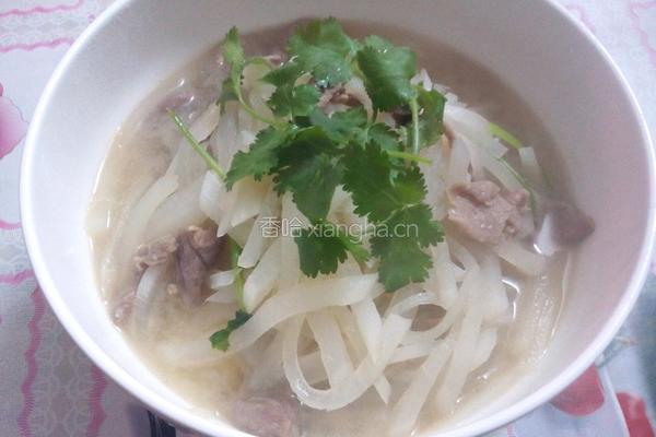 瘦肉萝卜汤的做法图解9