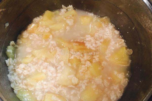 燕麦苹果粥的做法图解4