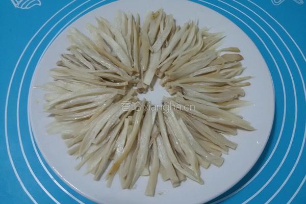 凉拌杏鲍菇的做法图解4