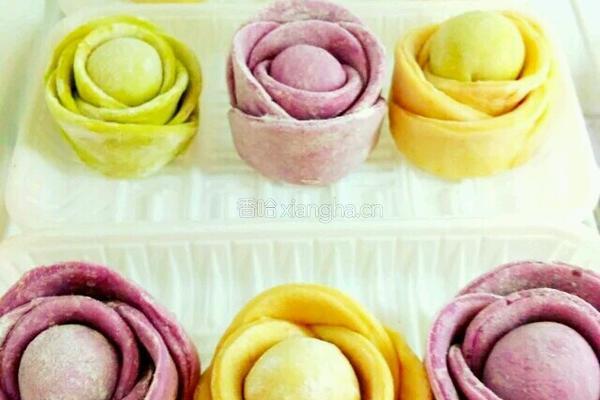 豆沙馅玫瑰花的做法图解11