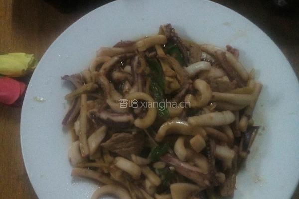 风味不同的干煸鱿鱼丝的做法图解8