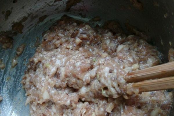 油面筋塞肉的做法图解4