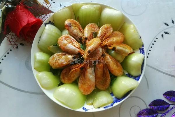 仔虾油菜的做法图解4