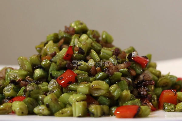 橄榄菜肉沫四季豆的做法图解9