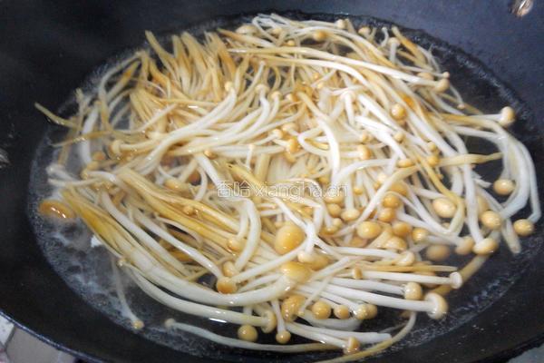 翡翠银丝汇金针的做法图解4