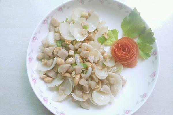 花生白合肉丁的做法图解5