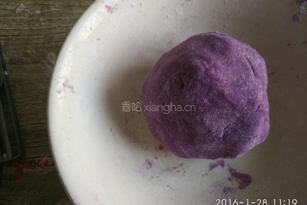 紫薯小麻团的做法图解6