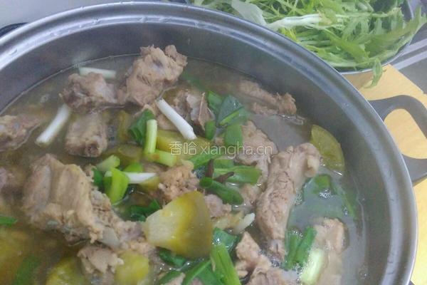 萝卜炖排骨上火锅的做法图解5