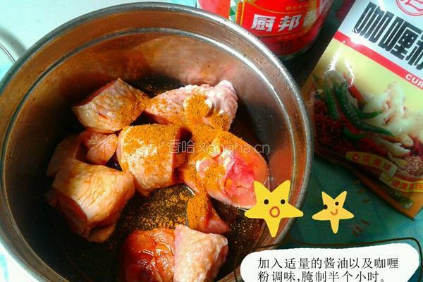 小功率电煮锅焖鸡腿的做法图解2