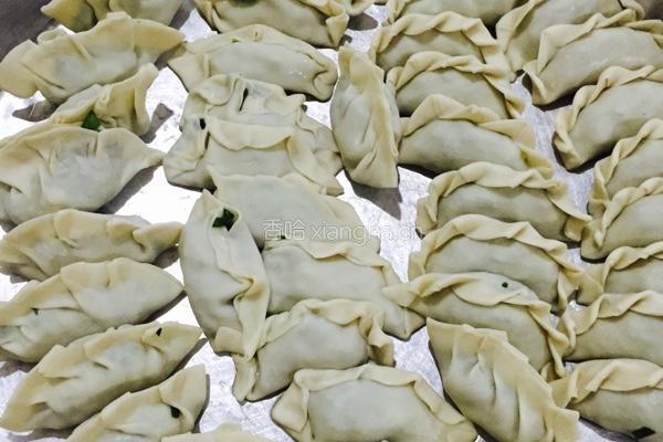 生煎韭菜饺的做法图解3