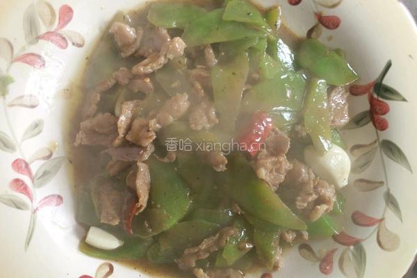 苔子炒肉的做法图解4