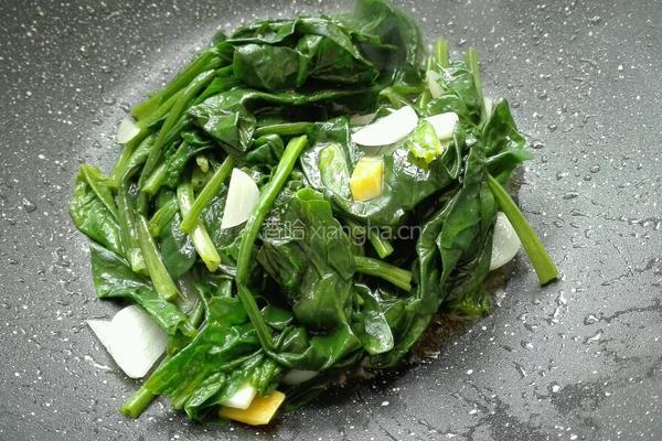 清炒菠菜的做法图解8