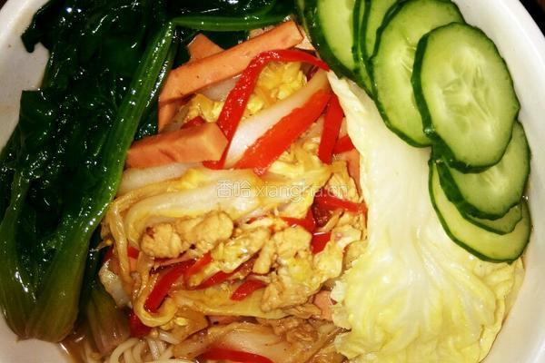 蔬菜肉丝面的做法图解8