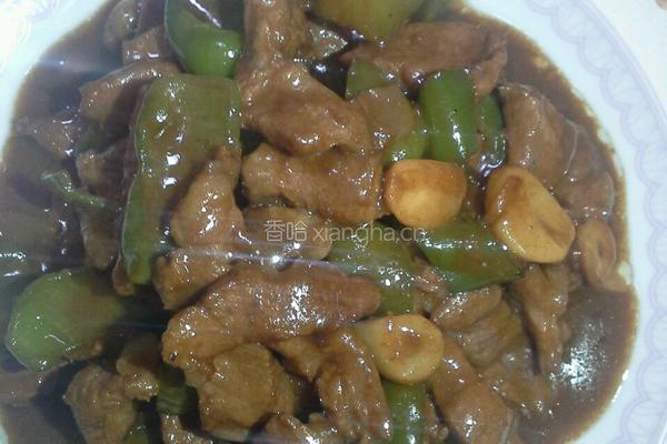 青椒炒肉的做法图解6