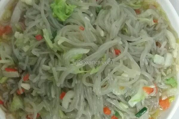 白菜炒粉丝