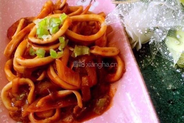 爆炒鱿鱼圈的做法图解8