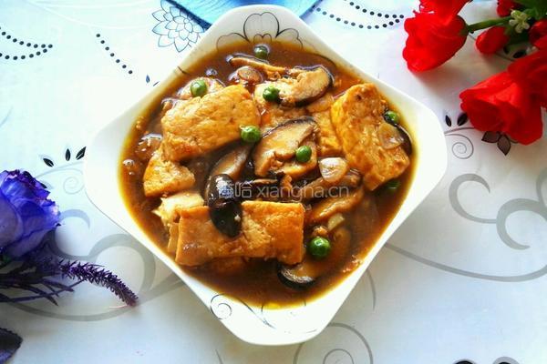 香菇烧豆腐的做法图解7
