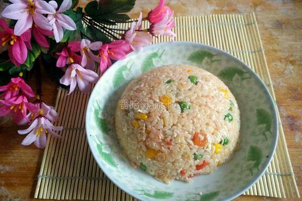 彩色炒饭的做法图解7