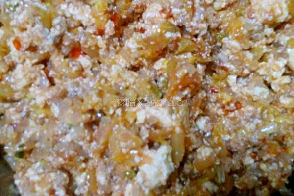 泡菜蒸饺的做法图解2