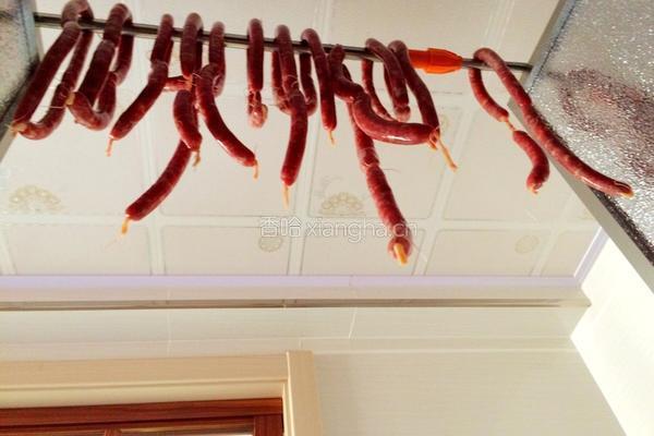 家庭简易制作广味腊肠的做法图解4