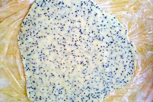 炼乳黑芝麻星星饼干的做法图解8