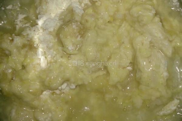 葱香鱼板豆米磅蛋糕的做法图解4