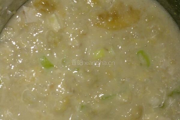 葱香鱼板豆米磅蛋糕的做法图解7