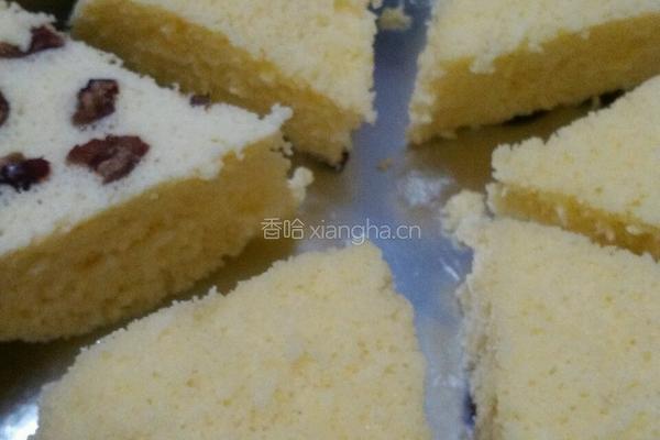 红枣蒸鸡蛋糕的做法图解4