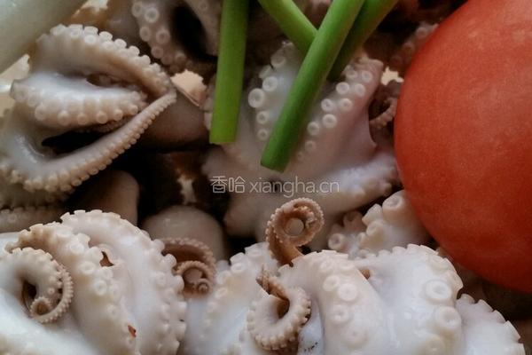 香辣八带鱼的做法图解1