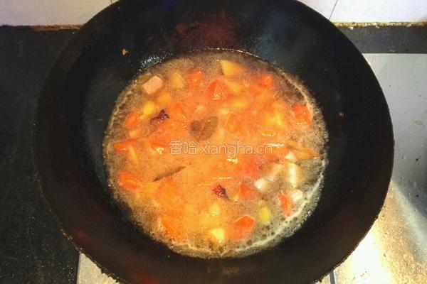 胡萝卜土豆烧里脊的做法图解4