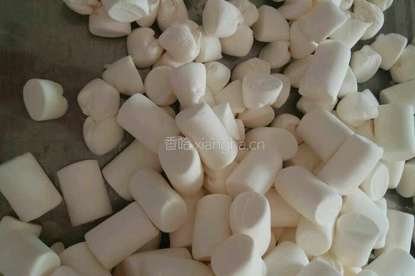 牛轧糖（棉花糖版）的做法图解1