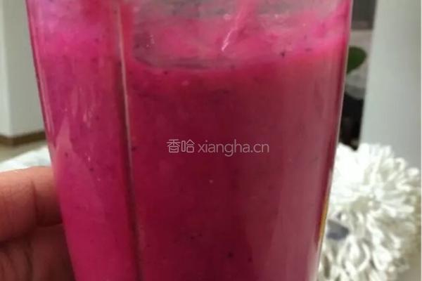 火龙果皮汁的做法图解1