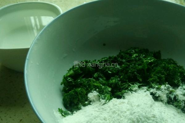 中原一点红（芹菜叶鸡蛋饼）的做法图解3